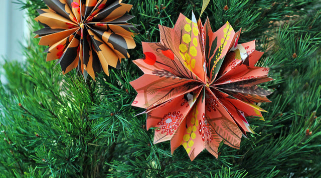 Easy To Make Paper Holiday Ornaments