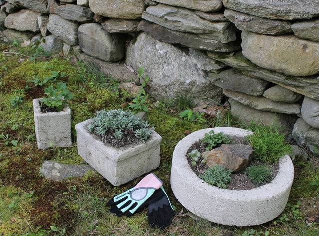DIY Hypertufa Plant Containers