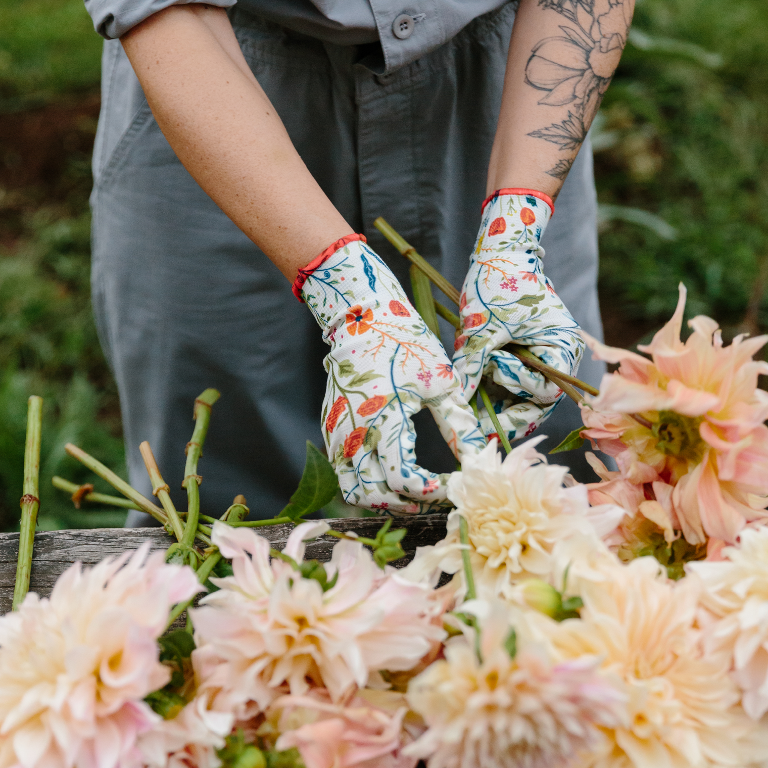 Nitrile Weeder Gloves