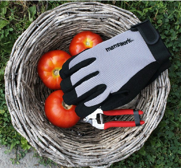Manswork Synthetic Leather Gloves - Gray