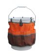 Bucket Caddy -- Orange & Grey