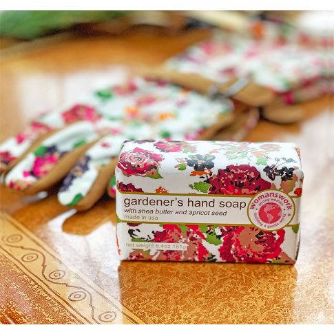 Gardeners Hand Soap -- Cottage Rose Print