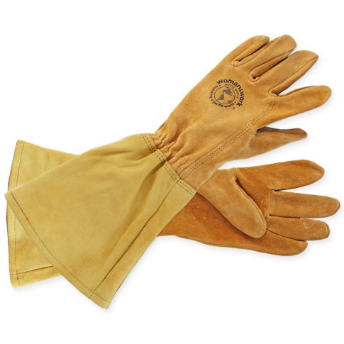 Ansell 97-981 Ladies Women's Premium Pink Syn.Leather Palm Gardening Work Gloves 
