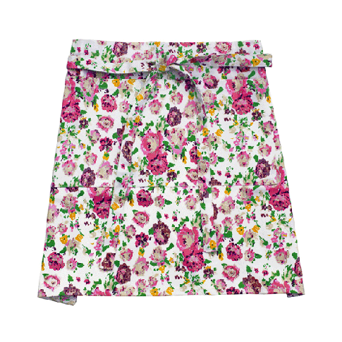 Floral Half Apron