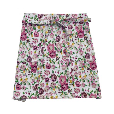 Floral Half Apron