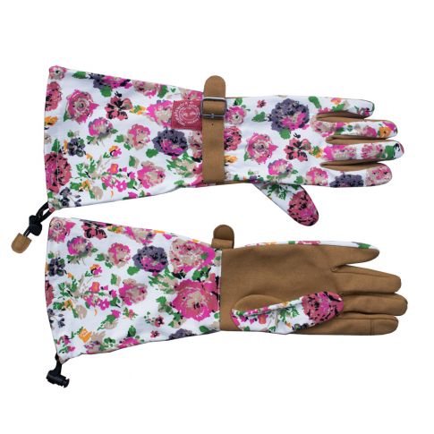 Cottage Rose Arm Saver Gloves