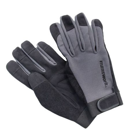 Manswork Synthetic Leather Gloves - Gray