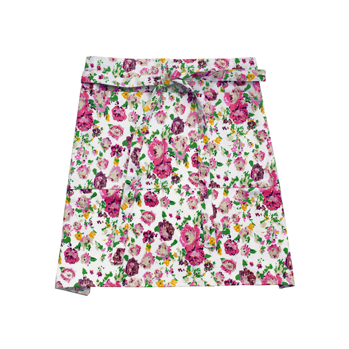 Floral Half Apron