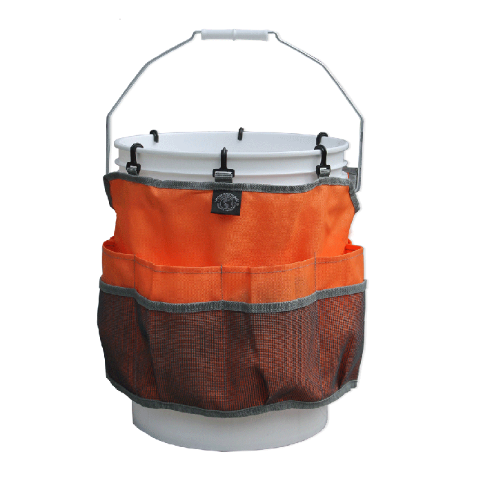 Orange Bucket Caddy