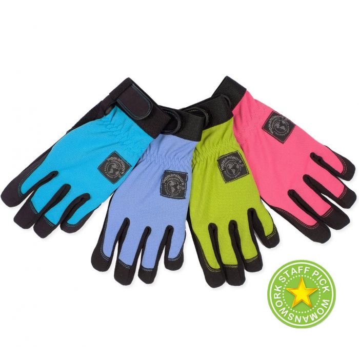 HUWLUIWA Work Gloves for Women, Touchscreen Working Glove Mechanic Gloves  for Construction Yardwork Gardening